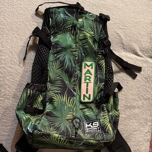 K9 Sport Sack Green Palm Medium Dog Carrier Backpack